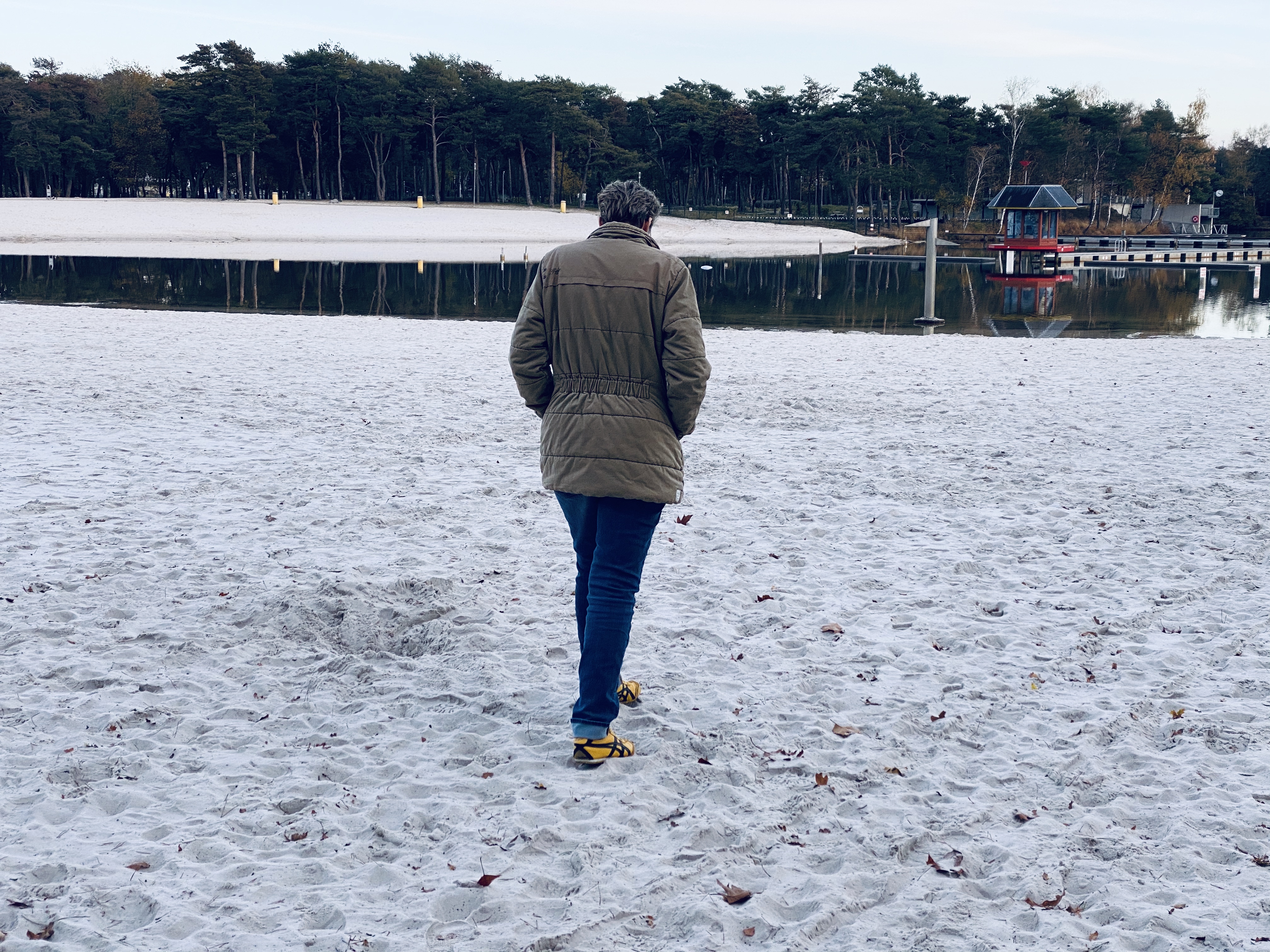 Op weg naar het water